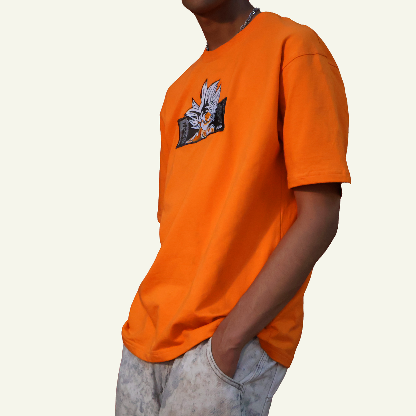 Dragon BallZ Embroidered Unisex Oversized T-shirt