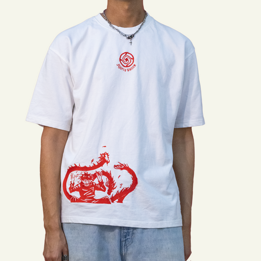 Jujutsu Kaisen Embroidered Unsex Oversized T-shirt