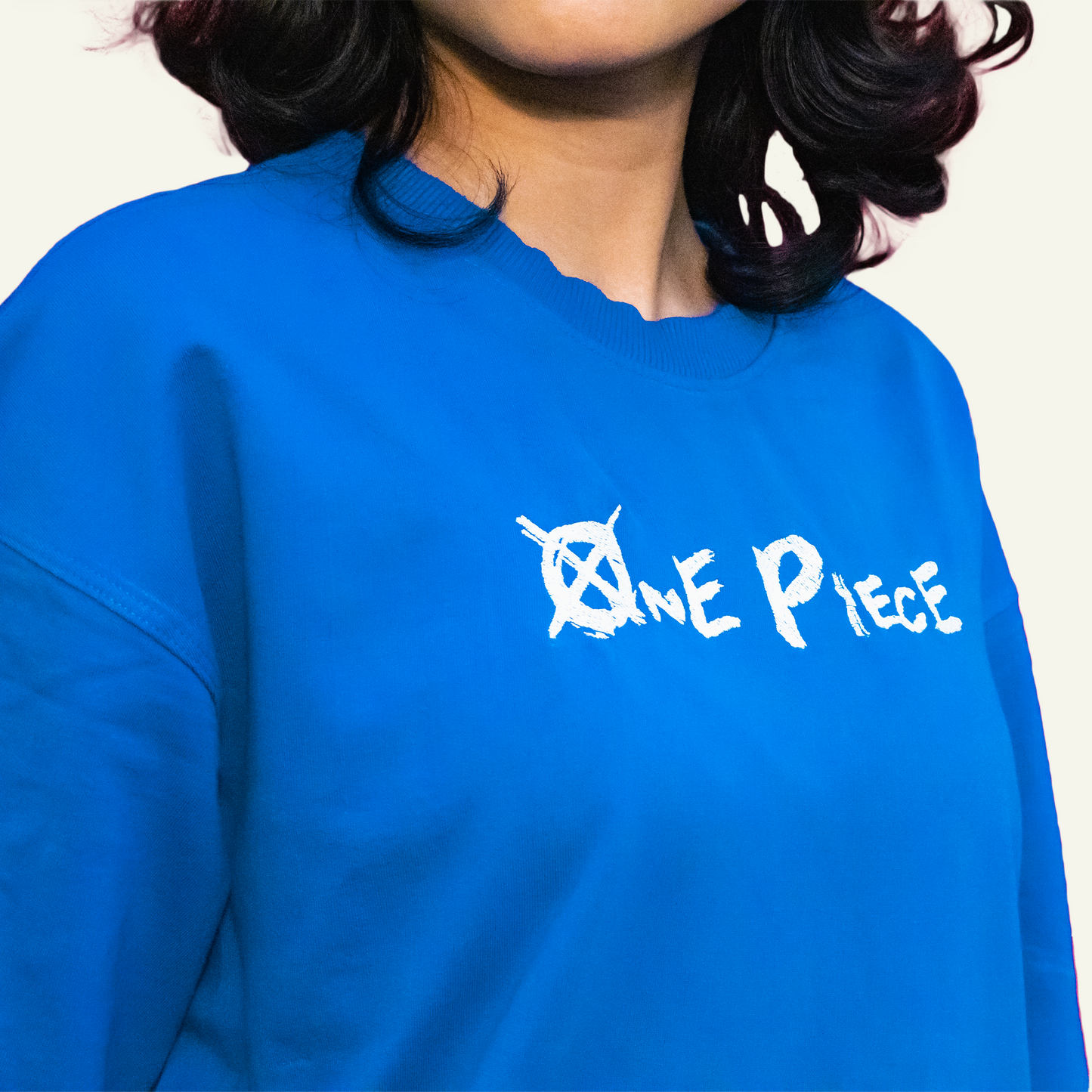 One Piece Embroidered Unisex Oversized T-shirt