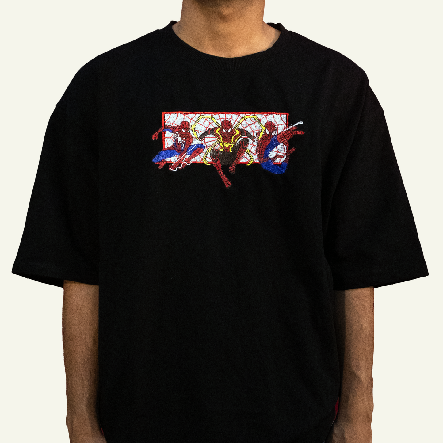 Spiderman Embroidered Unisex Oversized T-shirt