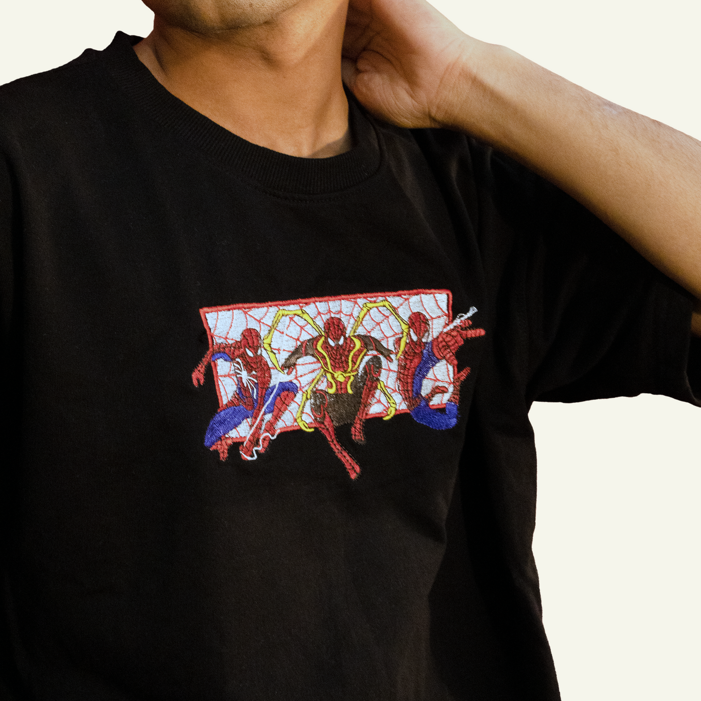 Spiderman Embroidered Unisex Oversized T-shirt