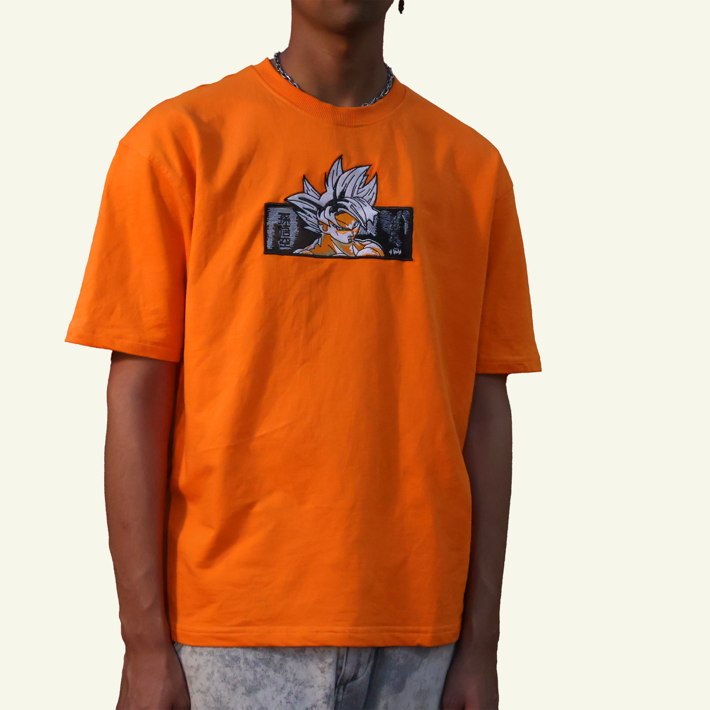 Dragon BallZ Embroidered Unisex Oversized T-shirt