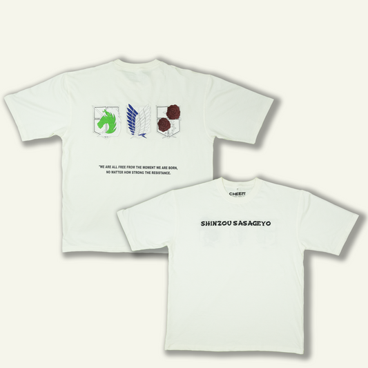 AOT Embroidered Unisex Oversized T-shirt